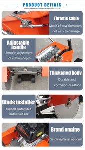 Customized Various Types Q500 <b>Gasoline</b>/Diesel Concrete Cutter Concrete Machine Cutter Professional Service - Product Image 4