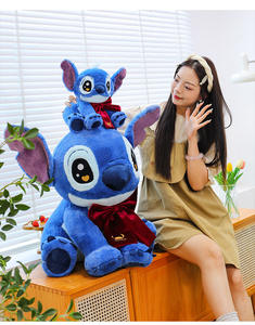 Xh Wholesale Super Soft Doll Plush Keychain Embroidered <strong>Lilo</strong> <strong>Stitched</strong> Sea Animal Stuffed Animal Pillow Comforter for Birthday - Product Image 3