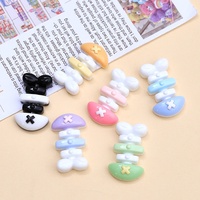 Breloques en résine en forme de poisson de dessin animé, accessoires faits à la main pour la vente en gros, pour la création de pinces à cheveux et boucles de chaussures en colle crème DIY