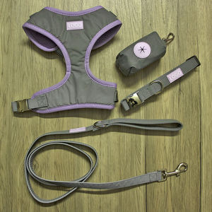 ホットセラーアウトドアトレーニング反射犬用ハーネスセキュリティと保護調節可能なメッシュペットハーネスセット - Product Image 3