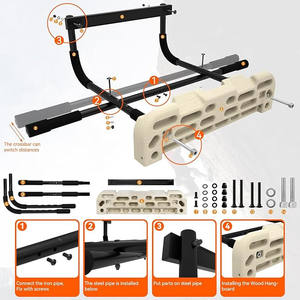 वेडशो स्पोर्ट हैंगबोर्ड रॉक क्लाइम्बिंग प्रशिक्षण के लिए दरवाजे के किनारे और ढलान के साथ रॉक क्लाइम्बिंग प्रशिक्षण के लिए - Product Image 4