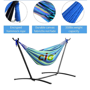 Hamaca doble <span class=keywords><strong>de</strong></span> patio <span class=keywords><strong>de</strong></span> jardín resistente barata con soporte para balcón, jardín, <span class=keywords><strong>piscina</strong></span>, exterior - Product Image 5