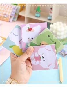 Juego de Notas Adhesivas con Dibujos Animados, Blocs de Notas Autoadhesivos, Separadores con Diseño de Animales, Blocs de Notas para Escribir, Material Escolar y de Oficina - Product Image 5