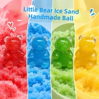 Jouet souple à presser Little Bear Slushy Fruit Smoothie, série Slushy, boîte remplissable, anti-stress, ballon à main, idéal pour les cadeaux de fête