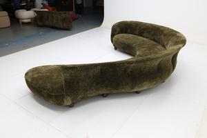 Sofá Seccional Curvo Premium |   Muebles de Diseño Personalizables para Proyectos de Alta Gama - Product Image 4