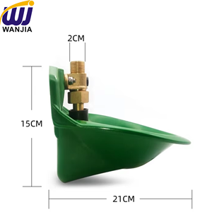 WANJIA <span class=keywords><strong>Abbeveratoio</strong></span> Automatico per Capre e Pecore con Valvola in Rame, Ciotola per Acqua in ABS per Animali da Fattoria (Capre, Pecore, Cavalli) - Product Image 2
