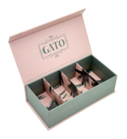 Boîte cadeau de luxe rose pour biscuits avec plateau, emballage alimentaire personnalisé avec logo, fermeture magnétique pour chocolats, bonbons, pâtisseries, expédition
