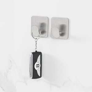 เสื้อโค้ทแบบข้ามพรมแดนตะขอเดี่ยวพลาสติกโลหะ304สเตนเลสสตีลดีไซน์ลิ้นเป็ดสำหรับเก็บของในห้องน้ำ - Product Image 4