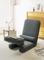 Chaise-lit pliante pour chambre d'étudiant, baie vitrée, chaise à dossier simple, chaise de salon pour balcon, matelas tatami
