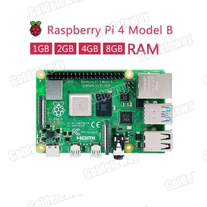 Placa DE DESARROLLO Raspberry Pi 100% Original Raspberry Pi 4 Modelo B 1/2/4/8GB RAM Placa DE DESARROLLO Python de computadora de placa única