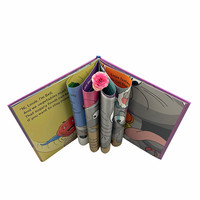 Livre de dessin animé pour enfants juifs électrique avec couverture rigide, imprimé en braille, options de papier écologique couché et offset