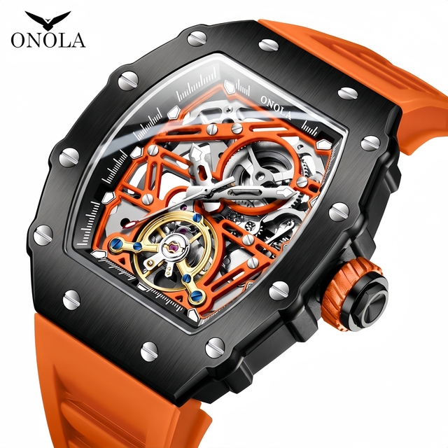 ONOLA 3854- Brand New Luxury Sport Waterproof Wristwatches Men Automatic Mechanical Watch Watches Mens Fashion Watch