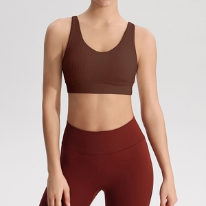 Nuevo Sujetador Deportivo de Fitness con Soporte Trasero, Antichoque, de Alta Resistencia, <span class=keywords><strong>para</strong></span> Yoga, Ropa Exterior, Chaleco, Copa Fija Asana, Ropa Interior Deportiva - Product Image 4