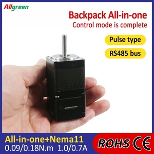 ออลกรีน พัลส์/RS485 DC20~30V 0.7/1.0A 1000PPR 0.09/0.18N.m 2 เฟส Nema11 ไดรเวอร์มอเตอร์สเต็ปเปอร์แบบรวมวงจรเปิด/วงจรปิด - Product Image 2