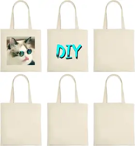 Low Moq Golden Supplier Custom Digital Print Tote Bags With Custom Printed Logo Outdoor Custom Kids Small Canvas Tote Bag