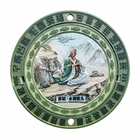 Coperchio per tombino artistico in ghisa di alta qualità con design unico per ingegneria paesaggistica