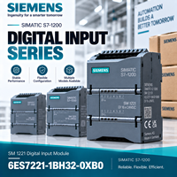 Modul Input Digital Siemens SIMATIC S7-1200 SM 1221 6ES7221-1BH32-0XB0 16DI 24V DC untuk Ekspansi PLC yang Fleksibel