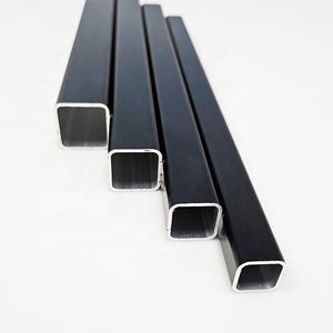 أنبوب ألومنيوم مقذوف مستطيل مربع مستطيل من الألومنيوم الأسود بأكسيد T5 T6 أنبوب الألومنيوم الشخصي - Product Image 6