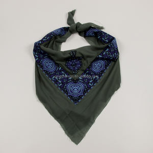 Scialle Yemeni arabo personalizzato con velo Shemagh ricamato a mano Kashmiri <span class=keywords><strong>Sufi</strong></span> arabi da uomo sciarpa Masar musulmano cappello - Product Image 2