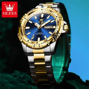 Reloj de Pulsera de Cuarzo de Primera Marca 5560 en Oferta, Reloj de Negocios para Hombre, Luminoso, de Acero Inoxidable, Resistente al Agua - Product Image 4