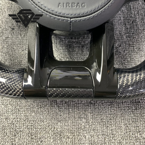 Volante de fibra de carbono deportivo para Mercedes <span class=keywords><strong>AMG</strong></span> <span class=keywords><strong>GT</strong></span> 63 s W205 W166 W177 W204 W217 W222 C63 E63 S63 G63 incluyendo CLS - Product Image 5