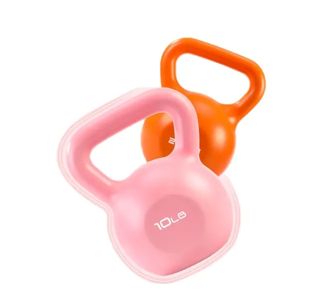 Gym Training Customized logo 2kg 5kg Set vinyl dumbbell rubber Colorful dumbbells women