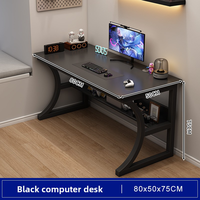 Mesa de ordenador multiusos para ahorrar espacio, diseño ergonómico para dormitorios de adolescentes, juegos y estudio diario