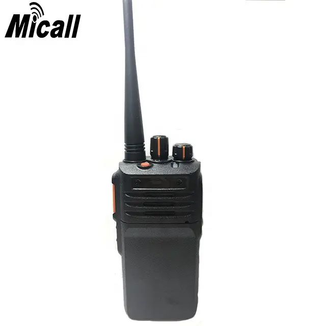 Micall Mc3600 Walkie Talkie genggam, Walkie Talkie Vhf Uhf Radio jarak jauh 10 KM hitam Transceiver 16 Radio Analog 12 bulan