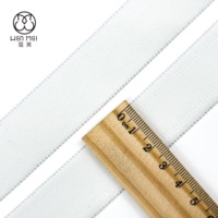 Vente en gros personnalisé soutien-gorge picot souple en nylon blanc avec bande de dentelle avec bandoulière sangle élastique en peluche tricotée