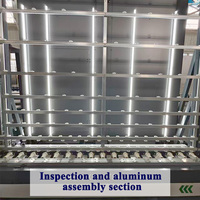 Machines de fabrication de verre à double vitrage-Ligne de production entièrement automatique avec contrôle PLC pour unités de verre isolées
