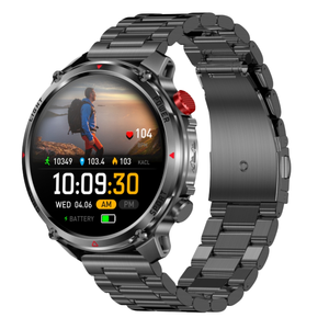 HT45 Nuevo Reloj Inteligente Deportivo para Exteriores con Android para Hombre, Pantalla IPS, 1100 mAh de Larga Duración, Resistente al Agua IP68, Linterna, Fitness, Contesta Llamadas - Product Image 1