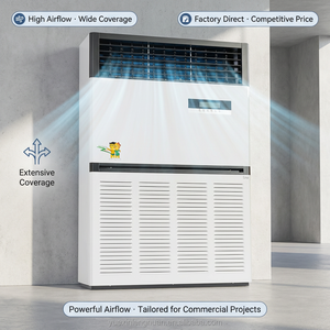 Commercial 10HP Vertical <b>Fan</b> Coil Unit Floor <b>Standing</b> Chilled Water FCU for Grand Hall Large Event Space HVAC Solution - Product Image 6