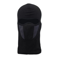 Cache-Cou et Visage Chaud en Velours pour Homme, Coupe-Vent, Masque Écharpe Moto pour l'Extérieur Hiver Automne
