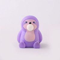 Figurine de Père Noël en PVC pour Fête de Noël, Jouet Anti-Stress Squishy Pop Bubble