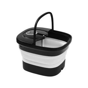 Baignoire de massage électrique pliable <span class=keywords><strong>pour</strong></span> <span class=keywords><strong>les</strong></span> <span class=keywords><strong>pieds</strong></span> avec chaleur et rouleaux de massage rotatifs automatiques et bulles - Product Image 4