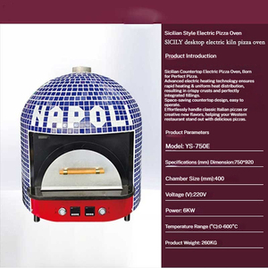 Horno Eléctrico de Mesa para <span class=keywords><strong>Pizza</strong></span> Lima Naples, Horno Italiano para <span class=keywords><strong>Pizza</strong></span>, Mosaico Siciliano, Horno de Cocción Rápida para <span class=keywords><strong>Pizza</strong></span> de Base Delgada - Product Image 3