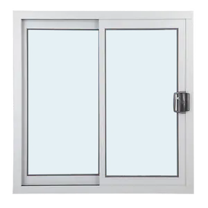 एल्यूमीनियम ऊर्जा कुशल डिजाइन स्लाइडिंग खिड़कियां आसानी से स्लाइड करती हैं अन्य खिड़कियां स्लाइडिंग ग्लास एल्यूमीनियम खिड़की