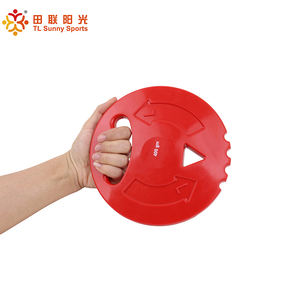 Entrenamiento de atletismo para niños 400g disco de lanzamiento de goma suave para equipo deportivo escolar de enseñanza de campo de pista - Product Image 3