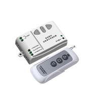 Control Remoto Inalámbrico de 433MHz, Receptor y Transmisor de Relé RF de 2 Canales, 220V 10A, para Cortinas Eléctricas de Hogar Inteligente