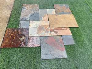 Giá rẻ ngoài trời đá tự nhiên gỉ Slate gạch lát sàn cho lát sàn đá - Product Image 4