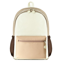 Sac à dos scolaire grande capacité, imperméable, avec blocs de couleur, pour ordinateur portable, idéal pour l'école, les voyages et les loisirs en extérieur - Vente flash