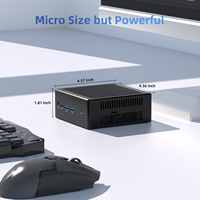 YCTIPC Intel 12th Gen NUC BOX N150 N100 N95 8GB DDR5 DDR4 256GB M.2 NVMe HD-MI DP Juegos de computadora de escritorio pequeños Intel Nuc Mini PC