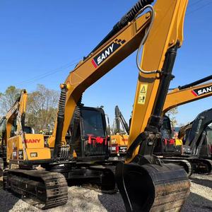 Excavatrice hydraulique SANY SY135C de 13 tonnes d'occasion, prix bas, matériel de construction d'occasion à vendre en stock - Product Image 1