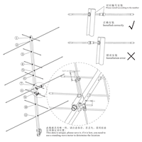 Antenne Yagi directionnelle 2m 70cm. Antenne de station de base pour radioamateur 11 éléments, réajustée UHF VHF 144-146 MHz 430-440 MHz, 13 dBi