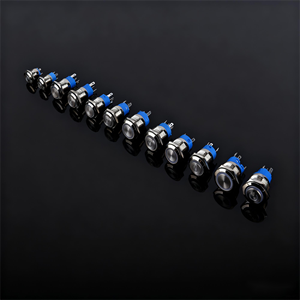 Interruttore a Pulsante con Blocco 16mm 19mm 22mm - Retroilluminato e Non Illuminato Industriale Alta Durabilità Pulsante Momentaneo - Product Image 3