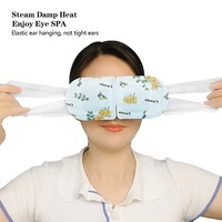 Masque oculaire jetable auto-chauffant à la vapeur, à base de plantes, pour SPA, marque privée ODM, aux polyphénols de thé, apaise les yeux fatigués, détend les tensions