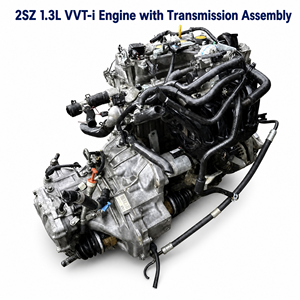 Moteur japonais d'occasion 2SZ-FE 1.3L DOHC 16 soupapes VVT-i avec ensemble complet de transmission pour Vitz Euro3/Euro4 - Product Image 5