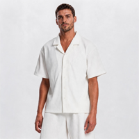 Livraison Rapide Ensemble T-shirt Hawaïen Oversize Luxe Été Séchage Rapide Respirant Manches Courtes Décontracté Quotidien En Stock