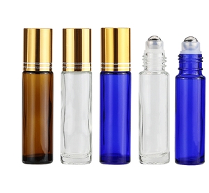 Gran oferta de vidrio grueso, 5ml, 10ml, <span class=keywords><strong>botella</strong></span> de Perfume Rollon, rollo en <span class=keywords><strong>botella</strong></span> de Perfume azul <span class=keywords><strong>verde</strong></span>, <span class=keywords><strong>botella</strong></span> de rodillo de 10ml con tapa de aluminio - Product Image 3