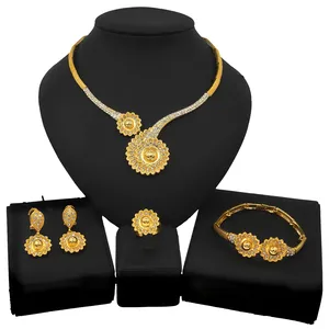 heavy pearl necklace set kundan traditional wedding jewellery non tarnished brazilian gold plate 24k high quality jewelry set